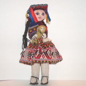 JOVEN BOLIVIANA CON BEBÉ