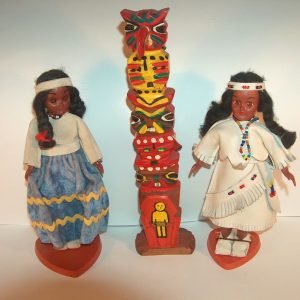 JOVENES INDIAS CON TOTEM