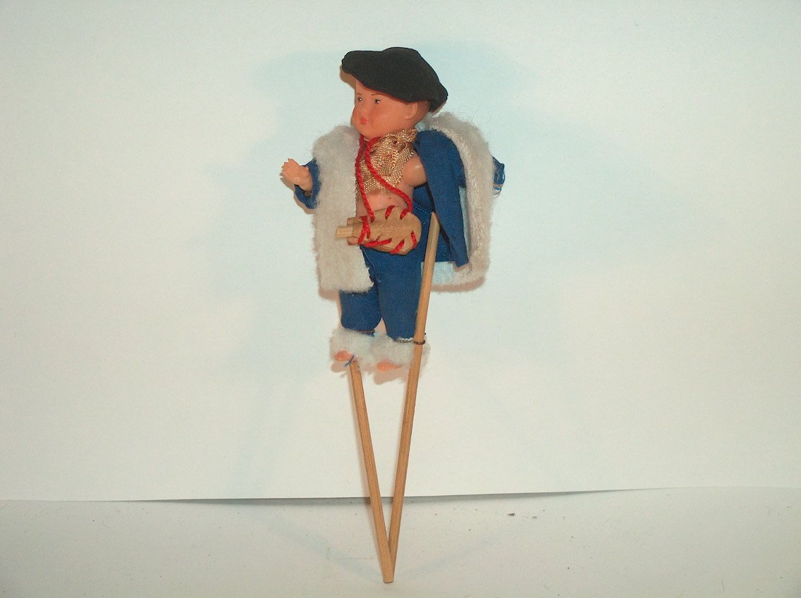 PASTOR DE LAS LANDAS CON ZANCOS