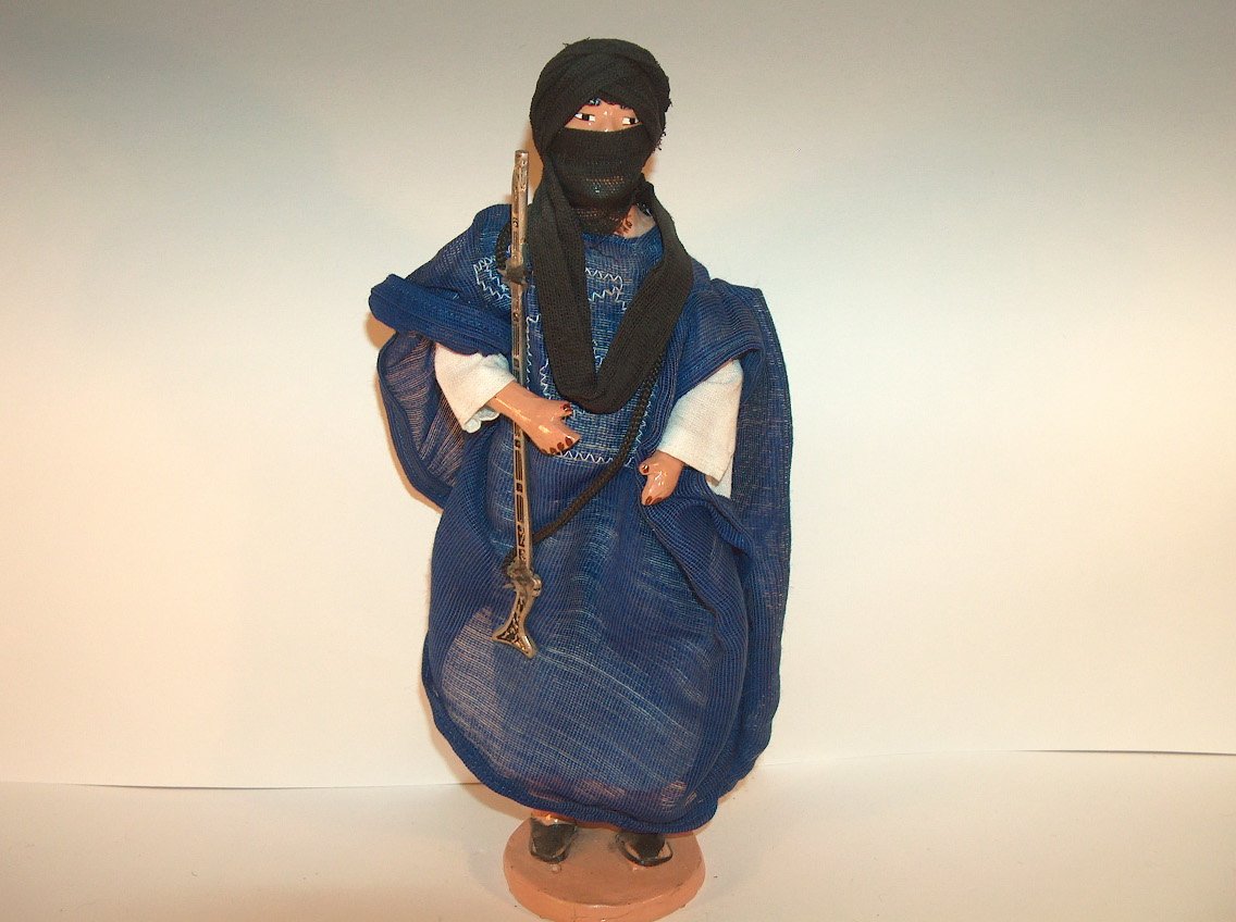 JOVEN TUAREC CON TURBANTE
